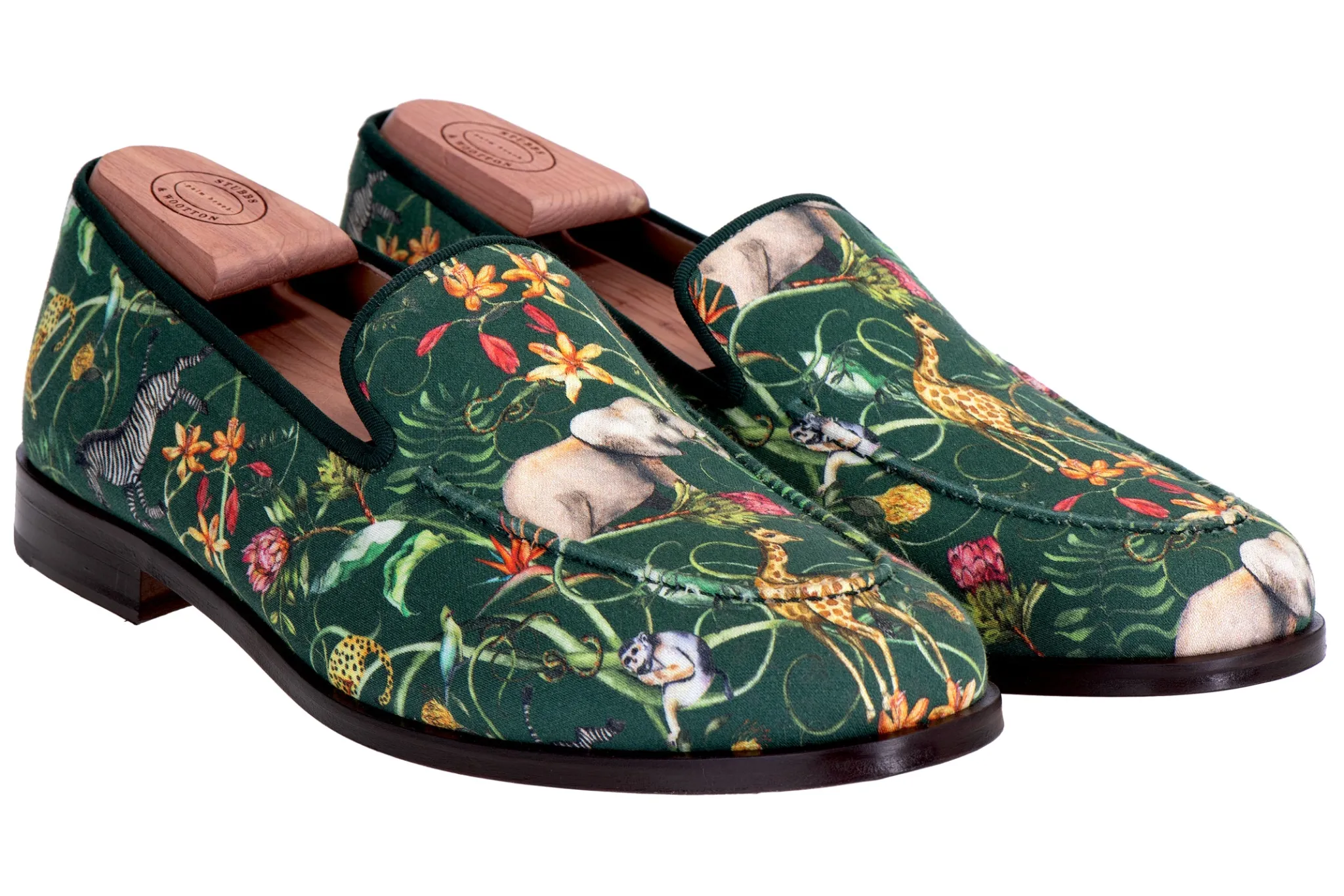 Africa Emerald Silk Venetian (Men)<Stubbs & Wootton Fashion