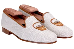 Basket Linen Slipper (Men)<Stubbs & Wootton Clearance