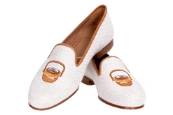Basket Linen Slipper (Men)<Stubbs & Wootton Clearance