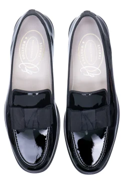 Bow Patent Leather Venetian (Men)<Stubbs & Wootton Clearance