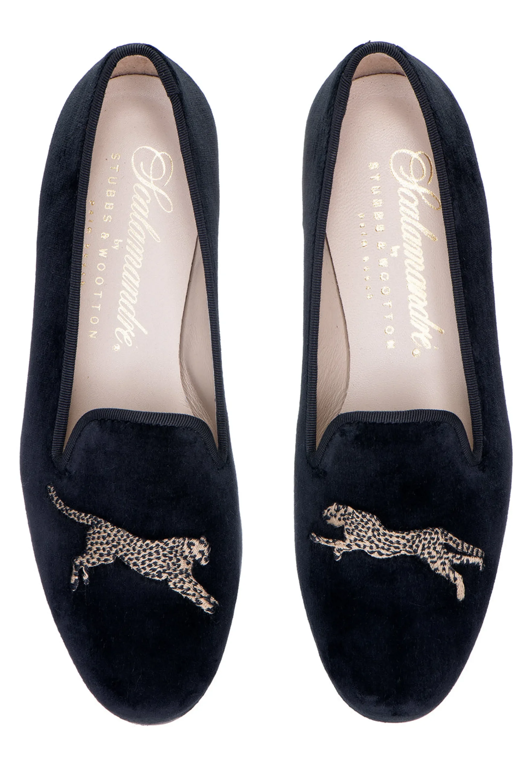 Cheetah Velvet Slipper (Women)<Stubbs & Wootton Clearance