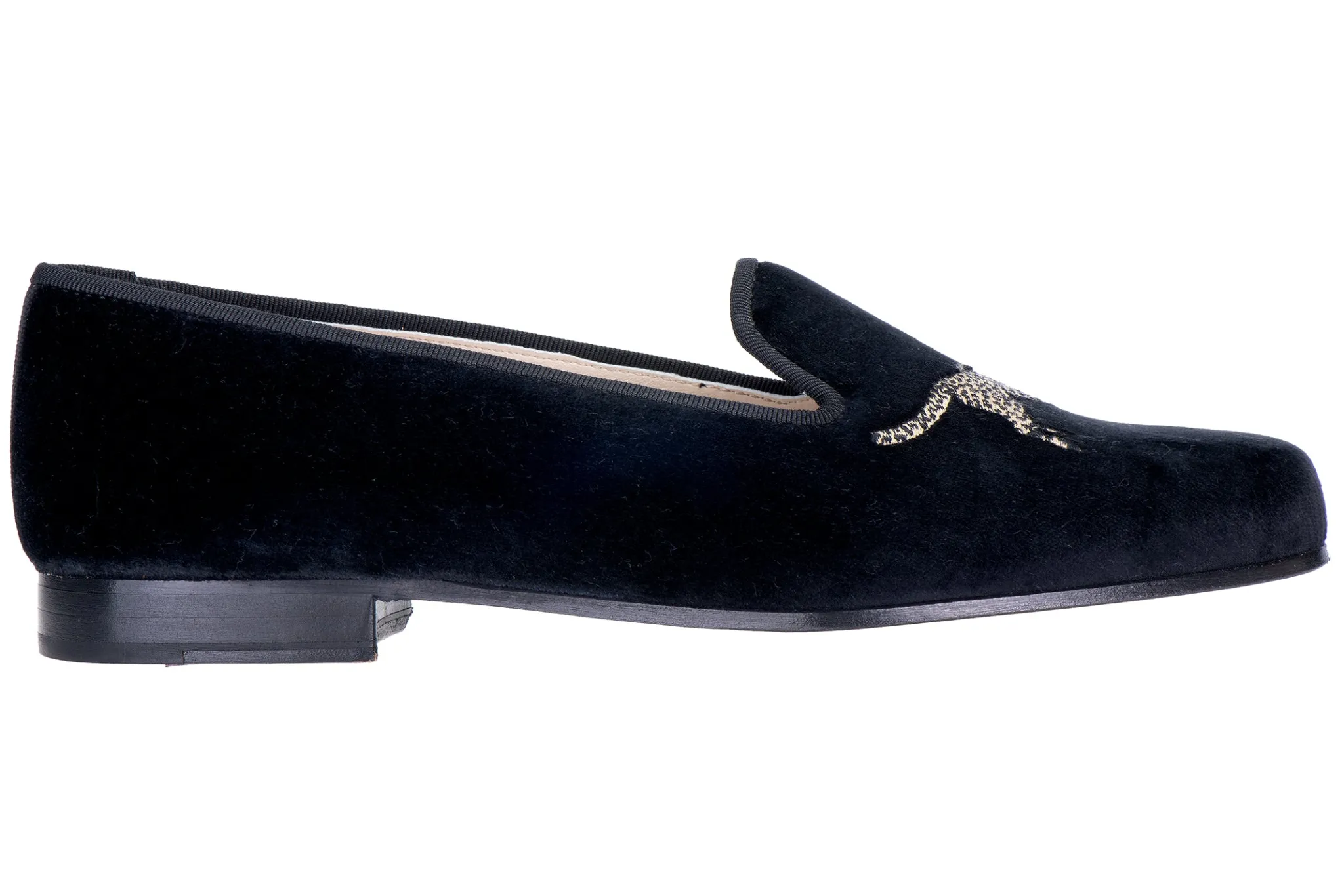 Cheetah Velvet Slipper (Men)<Stubbs & Wootton Fashion