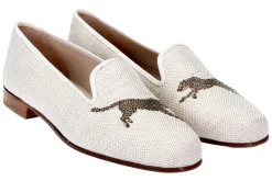 Cheetah Dune Linen Slipper (Women)<Stubbs & Wootton Sale