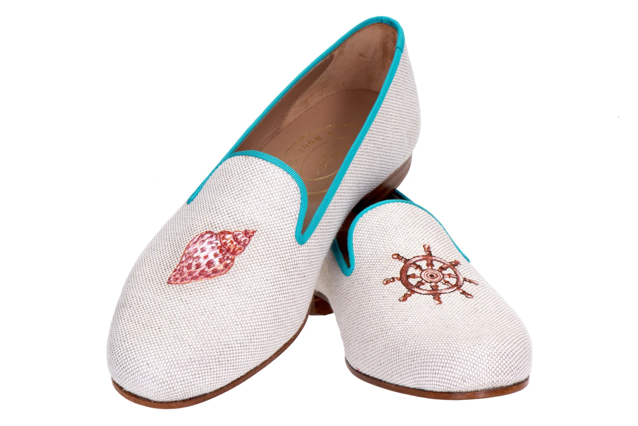Conch Helm Linen Slipper (Women)<Stubbs & Wootton Clearance