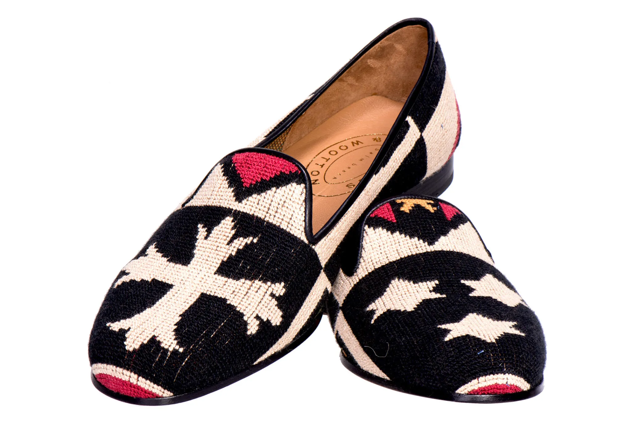 Crest Needlepoint Slipper (Men)<Stubbs & Wootton Hot