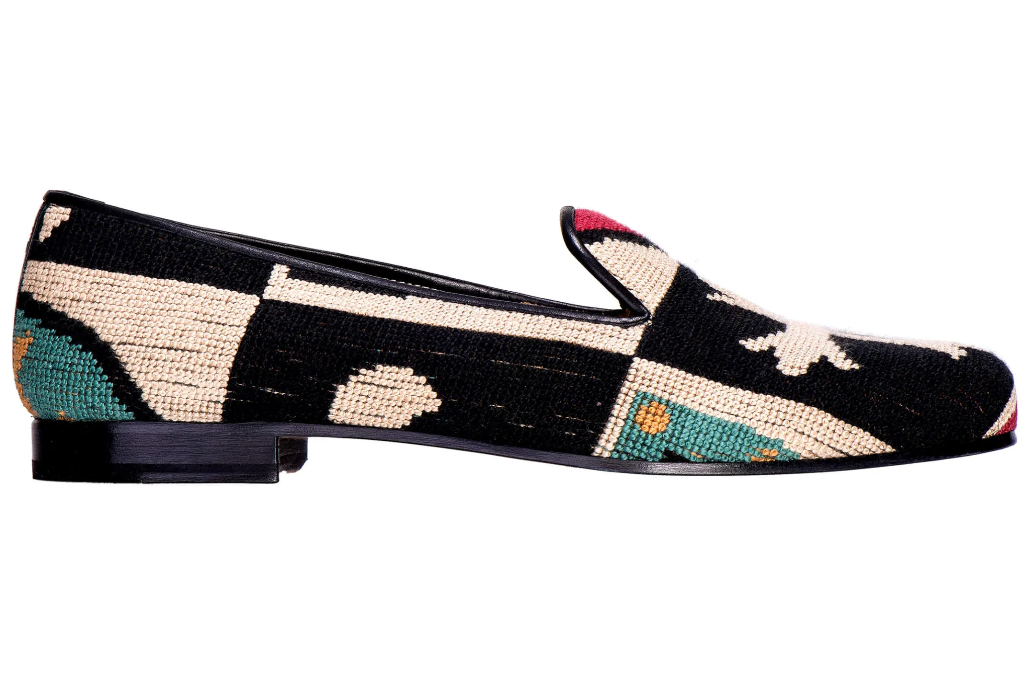 Crest Needlepoint Slipper (Men)<Stubbs & Wootton Hot