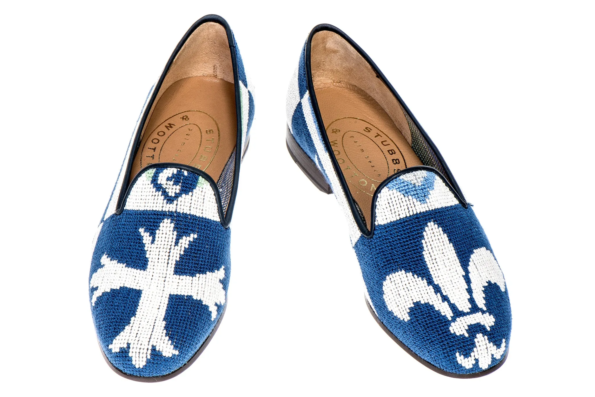 Crest Needlepoint Slipper (Men)<Stubbs & Wootton Hot