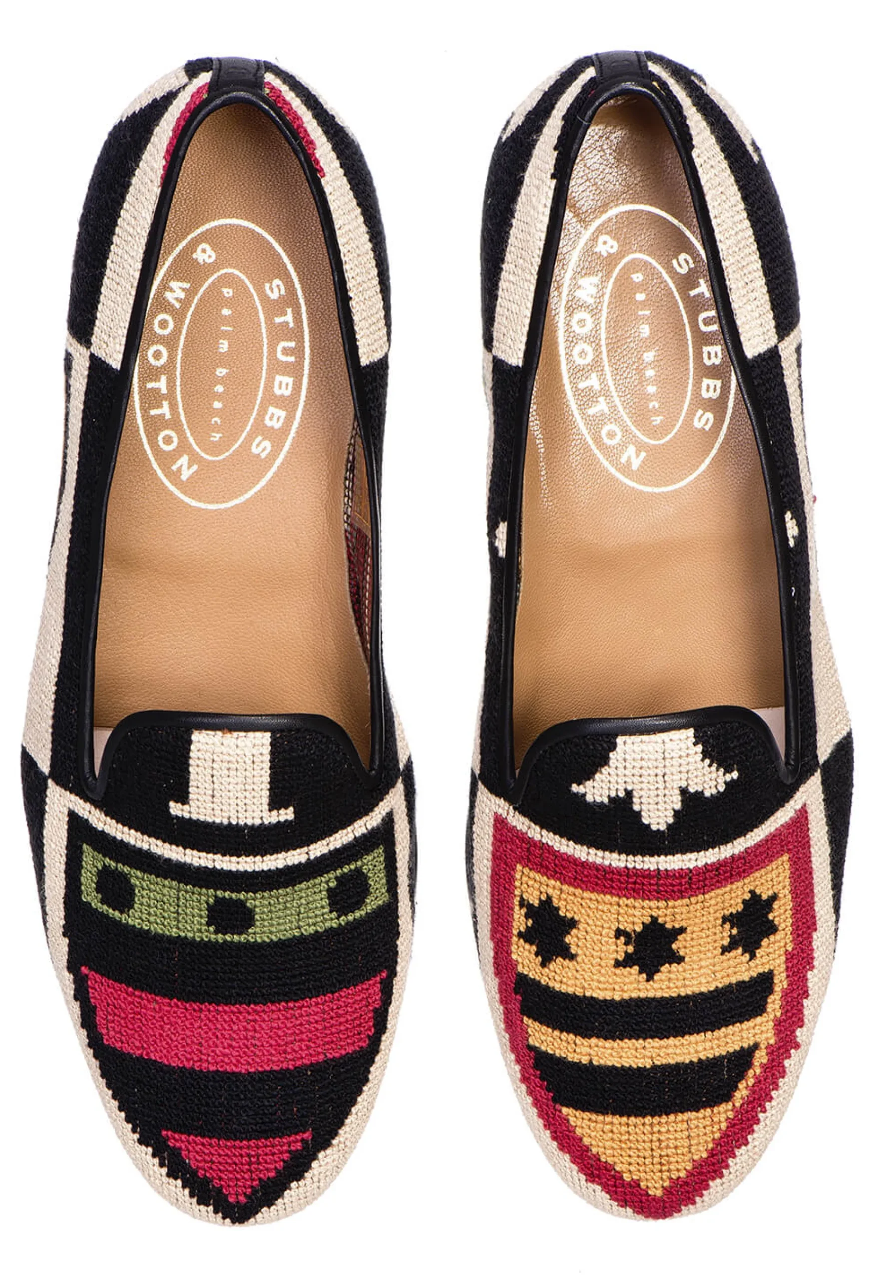 Crest Needlepoint Slipper (Women)<Stubbs & Wootton Sale