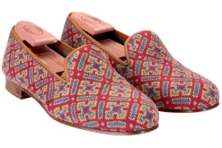 Cuenca Needlepoint Slipper (Men)<Stubbs & Wootton Sale