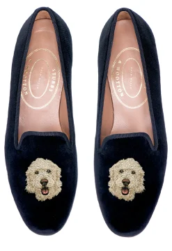 GoldenDoodle Velvet Slipper (Men)<Stubbs & Wootton New