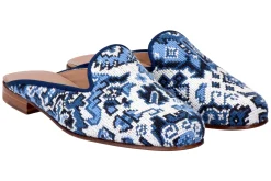 Heriz Needlepoint Mule (Women)<Stubbs & Wootton Clearance
