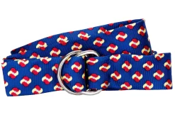 Medallion Ocean Silk Belt<Stubbs & Wootton Clearance