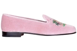 PB Clocktower Champagne Velvet Slipper (Women)<Stubbs & Wootton Sale