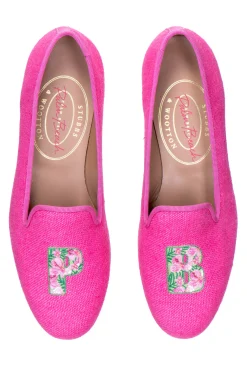 PB Fuchsia Linen Slipper (Women)<Stubbs & Wootton Sale