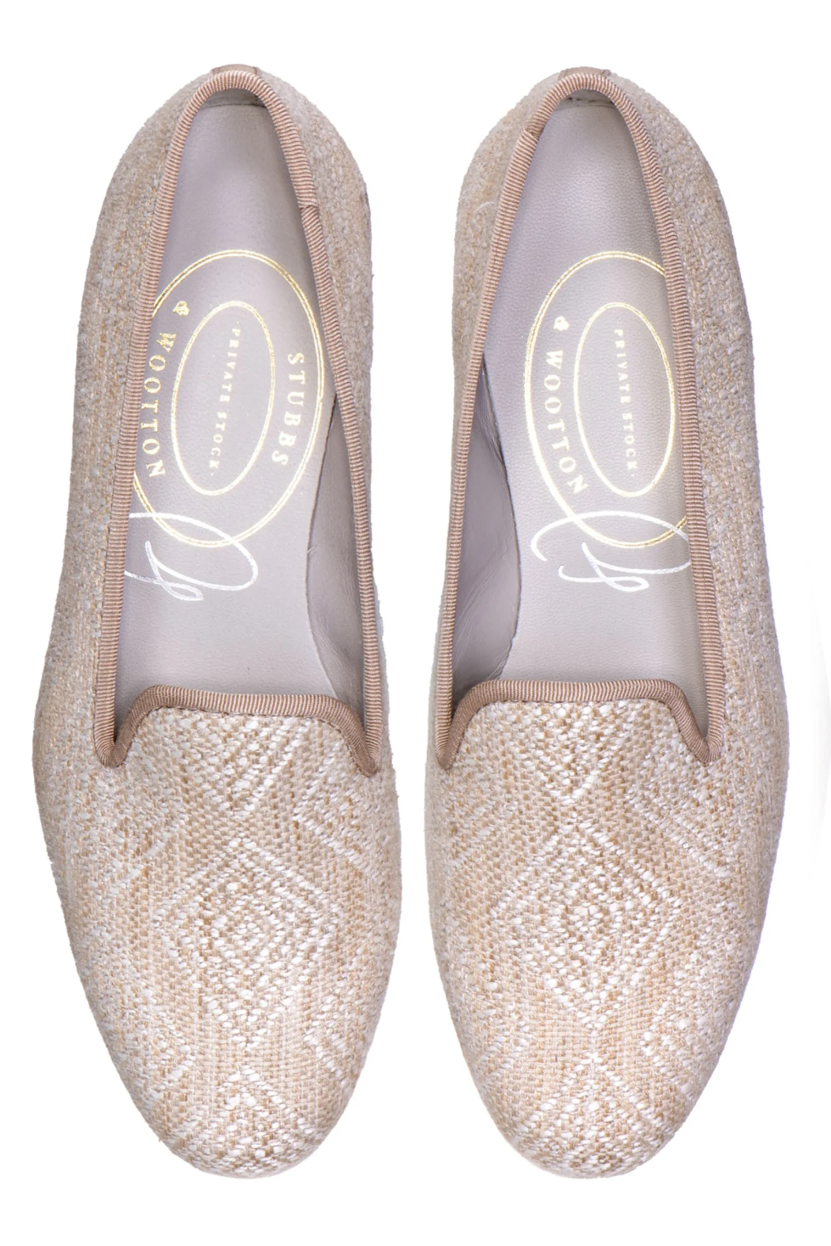 Perinne Beige Slipper (Women)<Stubbs & Wootton Clearance