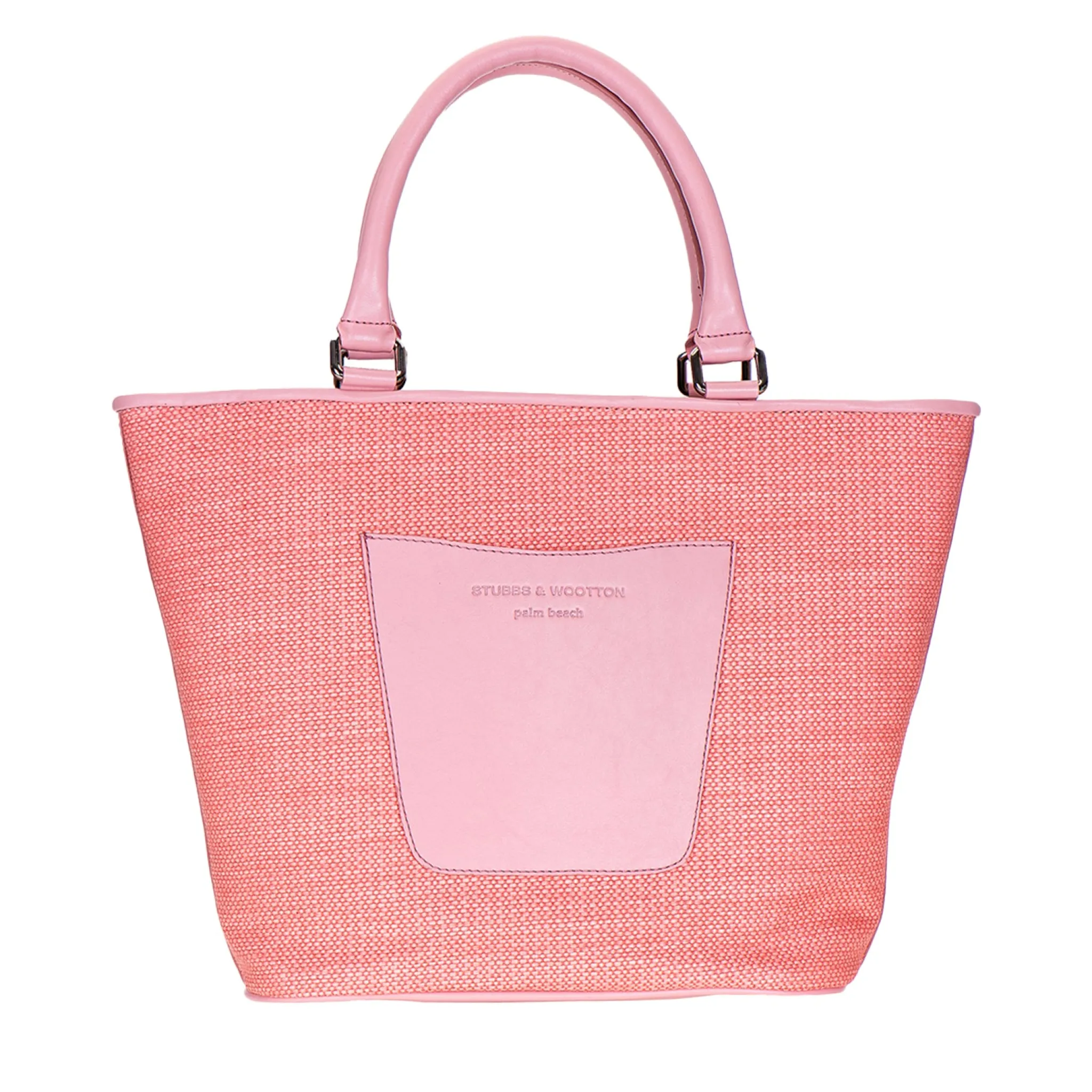 Salmon Raffia Midi Tote<Stubbs & Wootton Outlet