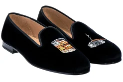 Scotch Velvet Slipper (Wide)<Stubbs & Wootton Fashion