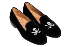 Skull Velvet Slipper (Women)<Stubbs & Wootton Discount