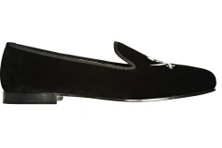 Skull Velvet Slipper (Women)<Stubbs & Wootton Discount