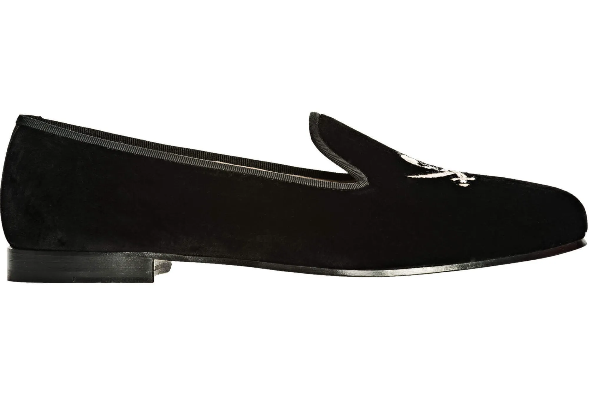 Skull Velvet Slipper (Women)<Stubbs & Wootton Discount