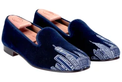 Skyline Velvet Slipper (Men)<Stubbs & Wootton Clearance
