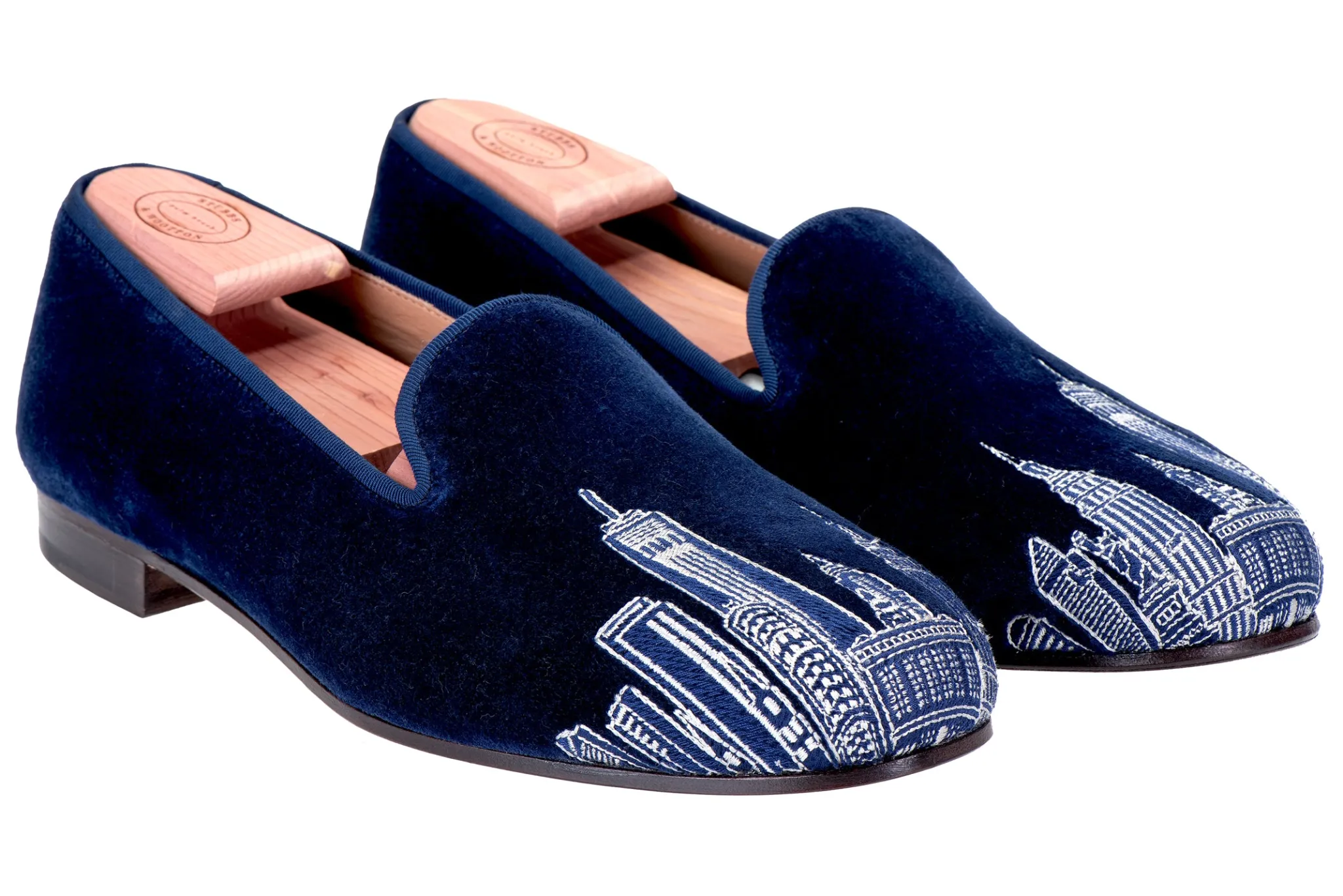 Skyline Velvet Slipper (Men)<Stubbs & Wootton Clearance