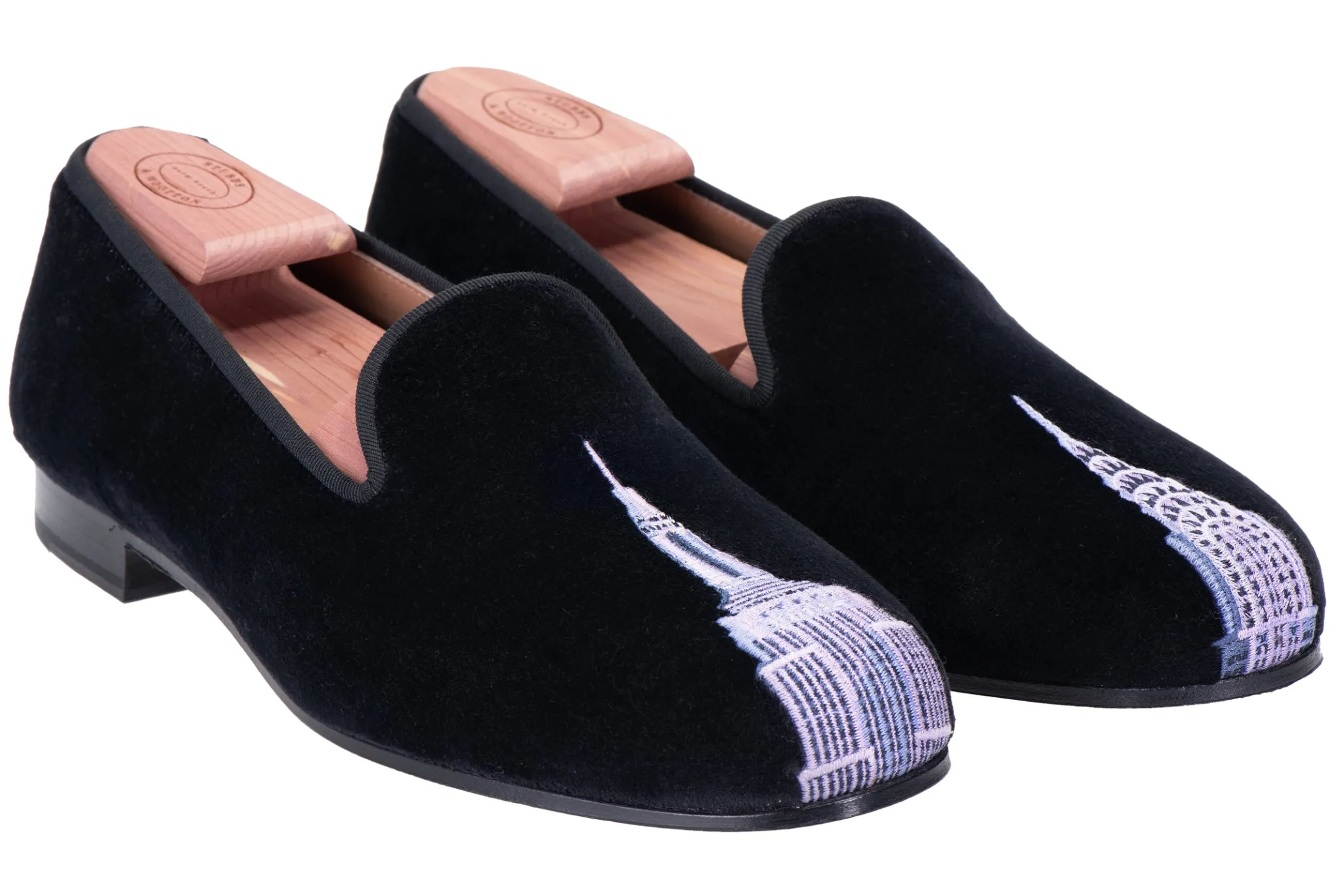 Skyscraper Velvet Slipper (Women)<Stubbs & Wootton Online