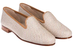 Straw Raffia Slipper (Women)<Stubbs & Wootton Outlet