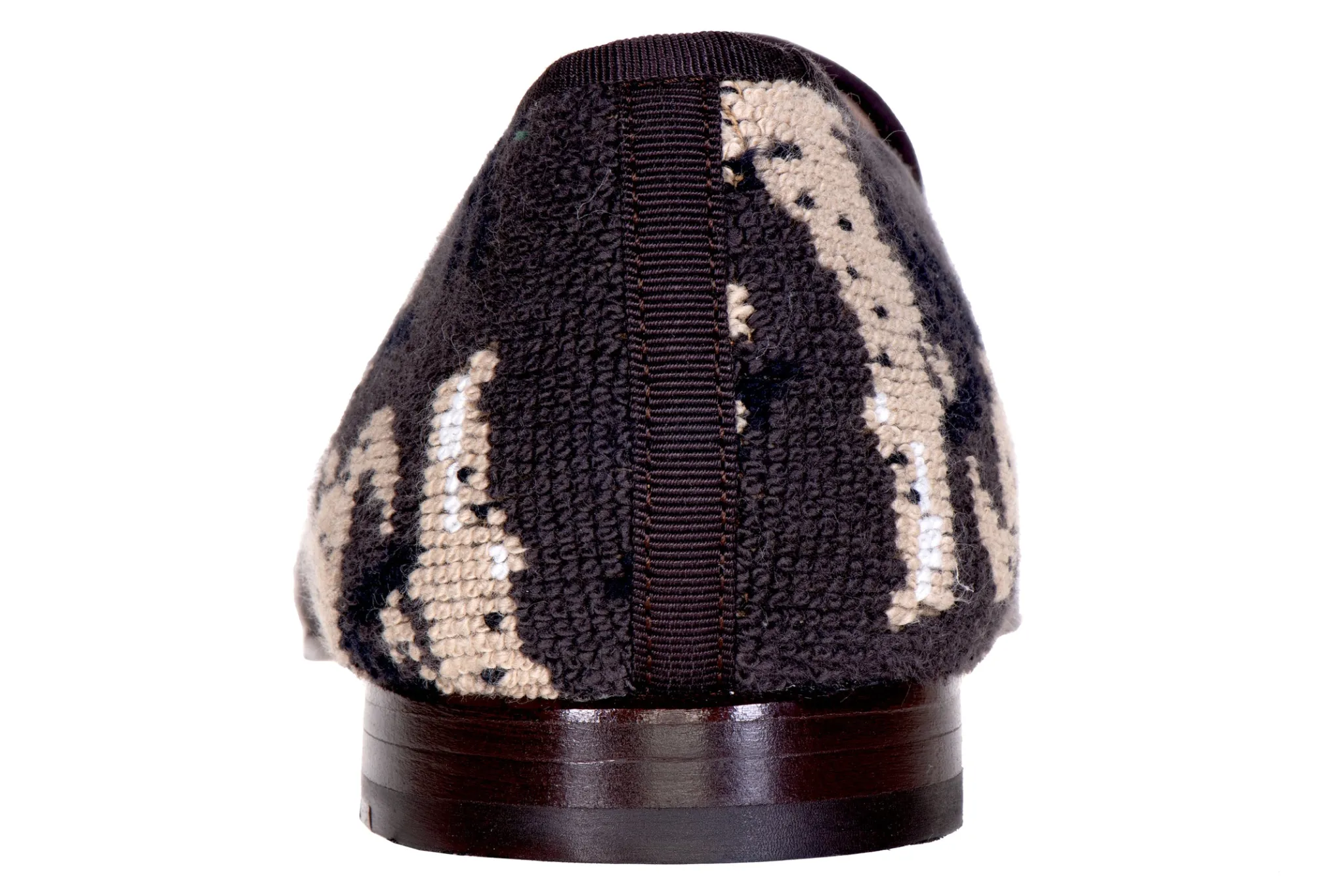 Wetlands Noir Needlepoint Slipper (Women)<Stubbs & Wootton Fashion